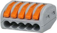 HOFTRONIC Set van 50 Lasklemmen - 5 voudig - 2,5mm² - Grijs