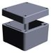 RS PRO Aluminium behuizing grijs buitenmaat 57 x 75 x 80mm IP65, IP66, IP67, IP68