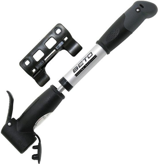 Beto Fietspomp mini dubbel kopstuk aluminium