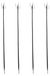 Éclairage extérieur – 4 barres lumineuses suspendues – 3 mètres – Fer – Capacité de charge maximale : 5 kg – Noir – Convient pour terrasse, fêtes et mariages