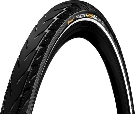 Continental Contact Plus City Fietsband 28 E-50 Reflex zwart Bandenmaat 37-622 28 x 1 3/8 x 1 5/8