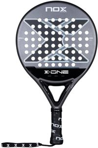 Nox X-one 26 Padel Racket Rond 890 cm² Polyester Zilver Unisex Recreatieve speler L0 3 jaar garantie