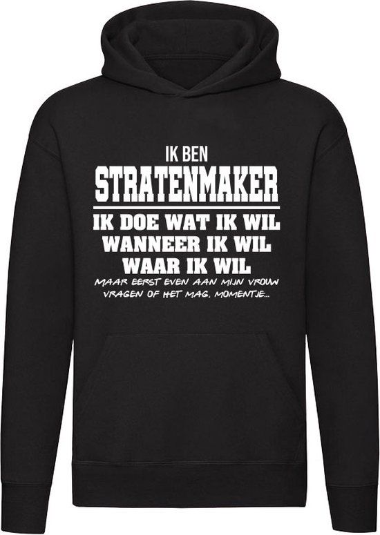 Sol's Stratenmaker | Trui | Zwart | Unisex | XXL | Tantehenk.nl