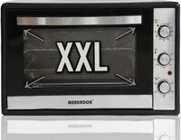 Merkador XXL Vrijstaande Oven - 70 Liter - 2000 Watt - Hetelucht - Eenvoudig Te Reinigen Granietcoating