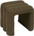 ATMOSPHERA CREATEUR D'INTERIEUR Poef SISCO Kaki Stof Rechthoek 43x42x44cm