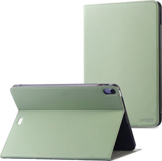 Accezz Classic Tablet Case - Green - for Apple iPad Air 5 (2022) / Air 4 / Air 11 inch (2024) - Book Case