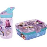 4KidsOnly KPop Demon Hunters lunchset; lunchbox en drinkfles