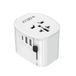 Celly, MultiPlug reisoplader, snel opladen tot 30 W, universele adapter, ruimtebesparend, met USB-A USB-C