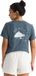 The North Face W MONTE REGULAR SHORT SLEEVE TEE-GRAPHIC Dames Outdoorshirt - GRANITE Grijs