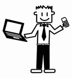 ALTIUM 3007127 zwarte sticker Man Work