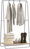 36.9 HOMCOM Kapstok - Metaal, Spaanplaat - 80 x 44 x 140 cm - Grijs