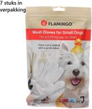 Flamingo Propy Washandjes, 7 stuks, geïmpregneerde doek voor honden, zachte reiniging zonder water
