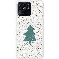 Xiaomi Redmi 10C Kerstboom Bedrukt Siliconen Hoesje