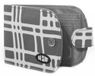 Big Skinny Taxicat dames portemonnee, smal, 2 kleppen, voor maximaal 25 kaarten, grafietgrijs