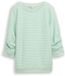 Tom Tailor Denim Sweatshirt met streepmotief - tonal green structure stripe