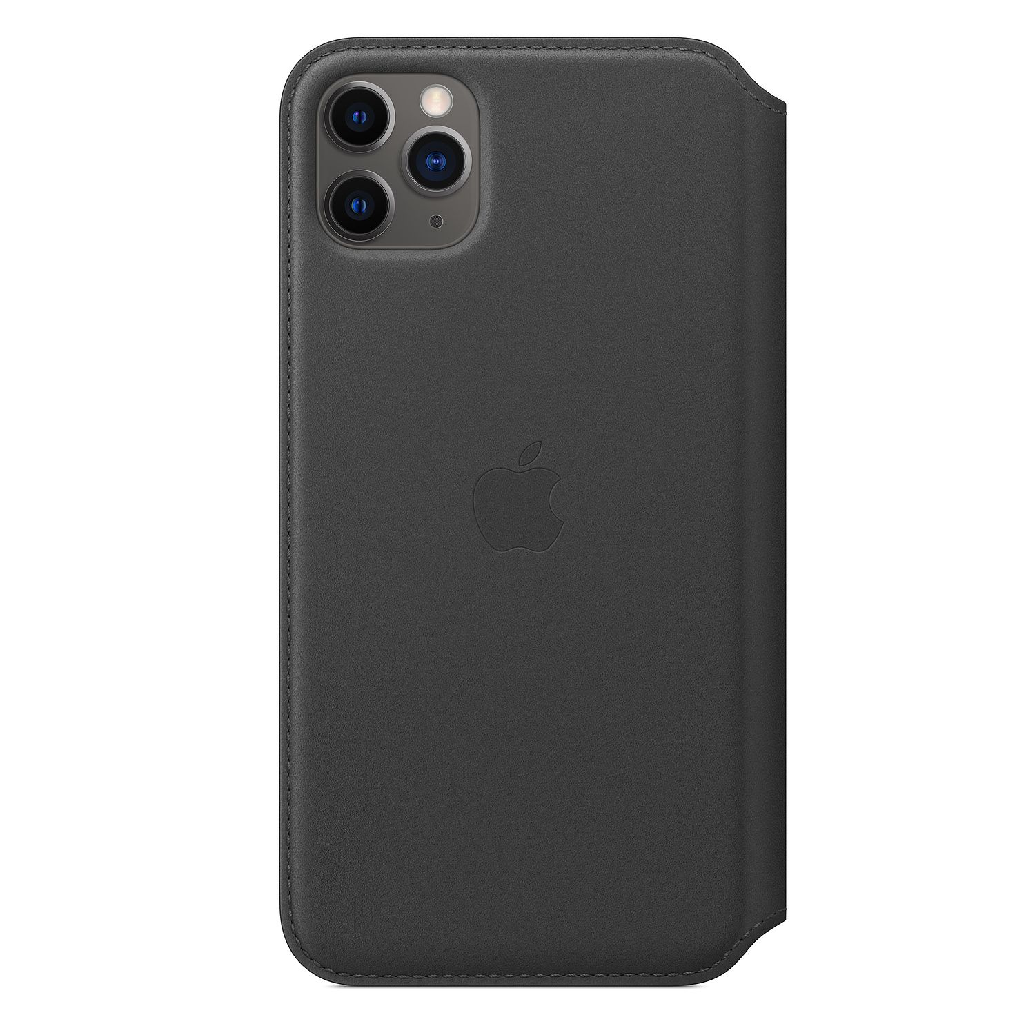 Apple iPhone 11 Pro Max Leather Folio Case - Black
