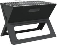 Syfax Buiten Grill Staal Zwart 46 x 31 x 31 cm