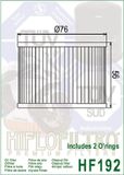 Hiflofiltro Filtre à huile pour Moto Triumph 1200 Trophy 1993-2000 Neuf Rouge