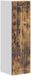 vidaXL Wandkast LUCCA Gerookt eikenhout 30 x 31 x 100 cm