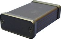 Hammond Electronics 1455L1201BK Profielbehuizing – 120 x 103 x 30.5 mm – Aluminium – Zwart