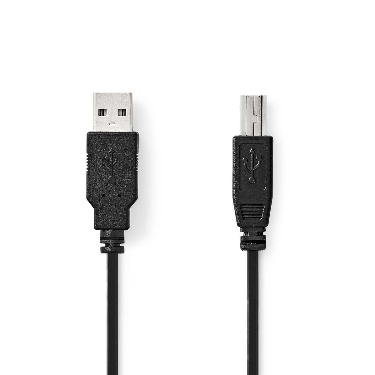 Nedis USB 2.0 Cable - USB A to USB B - 2m - Black
