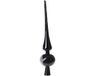 Christmas Decoration Koopman International Christmas Decoration Kerstboompiek in het zwart - 26 cm - kunststof - mat - kerstversiering - topper