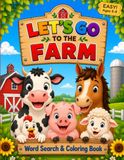 Let's Go to the Farm: Farm Word Search Book for Kids Ages 5–8