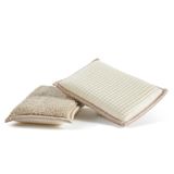 Perfetto Eco Bamboom Spons, bamboe, meerkleurig, 13 x 9 x 2,5 cm, 2 stuks