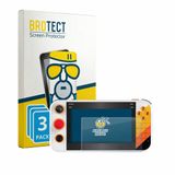 BROTECT - Screenprotector voor My Arcade Atari Gamestation Go Portable - Folie Beschermfolie Beschermglas matte 3 Stuks