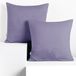 DecoKing 2 kussenslopen 80x80 cm jersey katoen ritssluiting lavendel amber
