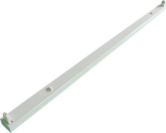 Aigostar LED TL Armatuur - 120cm - Wit Aluminium - G13 Fitting