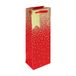 Eurowrap - 34831-4Cpack - Set van 6 Fles Cadeauzakken - Sterren op Rode Achtergrond