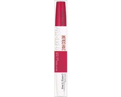 Maybelline Superstay 24H Lipstick - 195 Raspberry - Rood - 8 ml