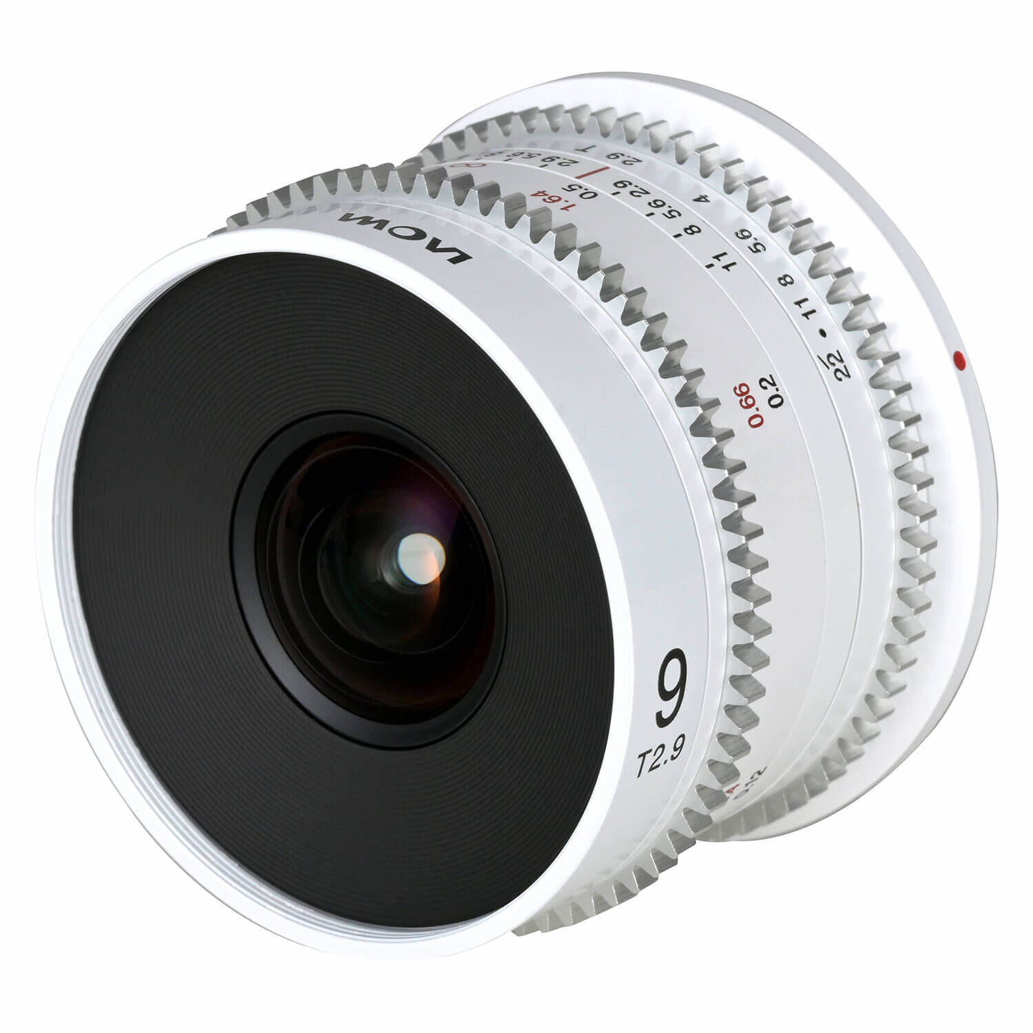 Laowa 9mm T2.9 Zero-D Cine Canon RF-mount objectief Wit