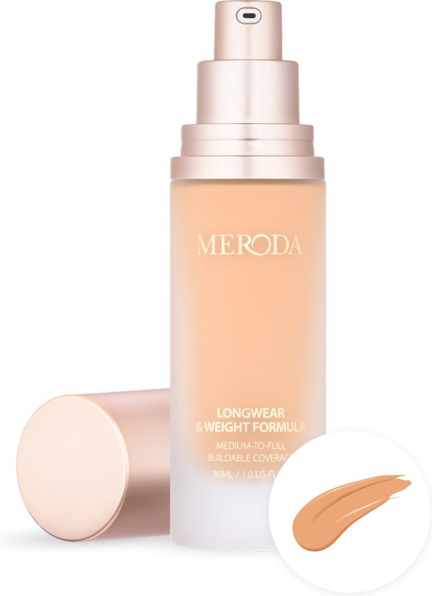 Meroda Cosmetics Meroda Universal Foundation - 8W | Beige met een roze ondertoon - 30ml