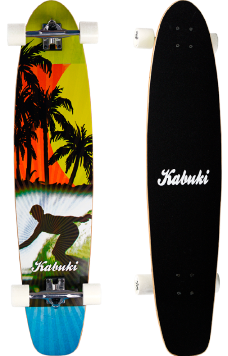 Move Longboard Cruiser Kubaki - Zwart/Brons