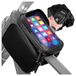 Vayox fietstas VA0168 | 1,8 liter | Telefoonhouder | Touch-technologie | Eenvoudige bevestiging | Zwart