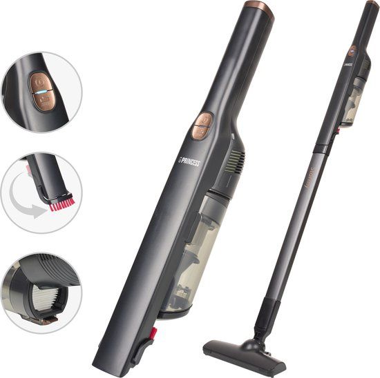 Princess Stormy Handheld Vacuum Cleaner - 339790 - Black - Cordless