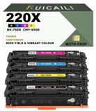 HP Cartouches de toner compatibles 220X pour LaserJet Pro (4PC)