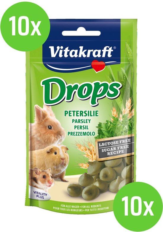 VITAKRAFT 10 x 75 gram Drops Peterselie