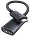 INIU USB C naar HDMI-adapter, officieel HDMI-gecertificeerd met led, 4K @60Hz, gevlochten kabel, compatibel met Thunderbolt 3/4 poorten, voor MacBook, iMac, computer, iPad, iPhone, Samsung, Steam Deck