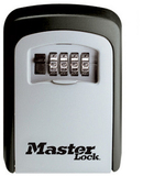 MasterLock Sleutelkluis - Met cijferslot - Met beugel - Grijs