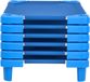 Merkloos Stapelbare ledikantenset, 106,7 cm L x 58,4 cm B, 6-pak, Blauw