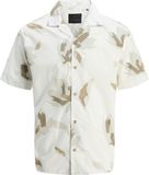 JACK & JONES Overhemd grijs / wit