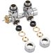 Robinet thermostatique radiateur angle équerre adaptateur cuivre 14 mm