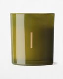 HEMA Bougie en verre Ø8x9cm Lettre I (vert)