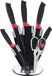 Set de 7 couteaux professionnels, porte-couteaux rotatif, couteau d'office de très haute qualité, set de couteaux de cuisine, couteau de chef, design 3