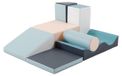 Blocs d'escalade en mousse - Escalade pour tout-petits - 7 pièces - Pastel - Cuir végétalien