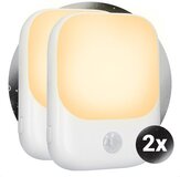 Hello Tomorrow HAL 3000 - Set of 2 Night Lights with Motion Sensor - White - LED - Dimming - For Kids & Adults