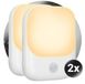 Hello Tomorrow HAL 3000 - Set van 2 nachtlampjes met bewegingssensor - Wit - LED - Dimbare - Voor kinderen en volwassenen